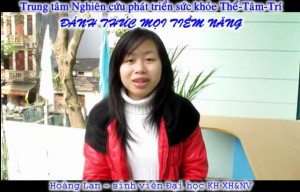 DNHSNL - Cam nhan hoc vien 11 - Hoang Lan KHXHNV
