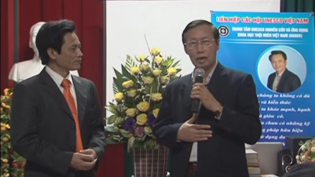 PCT QH Nguyen Duc Kien va Ths Nguyen Manh Quan